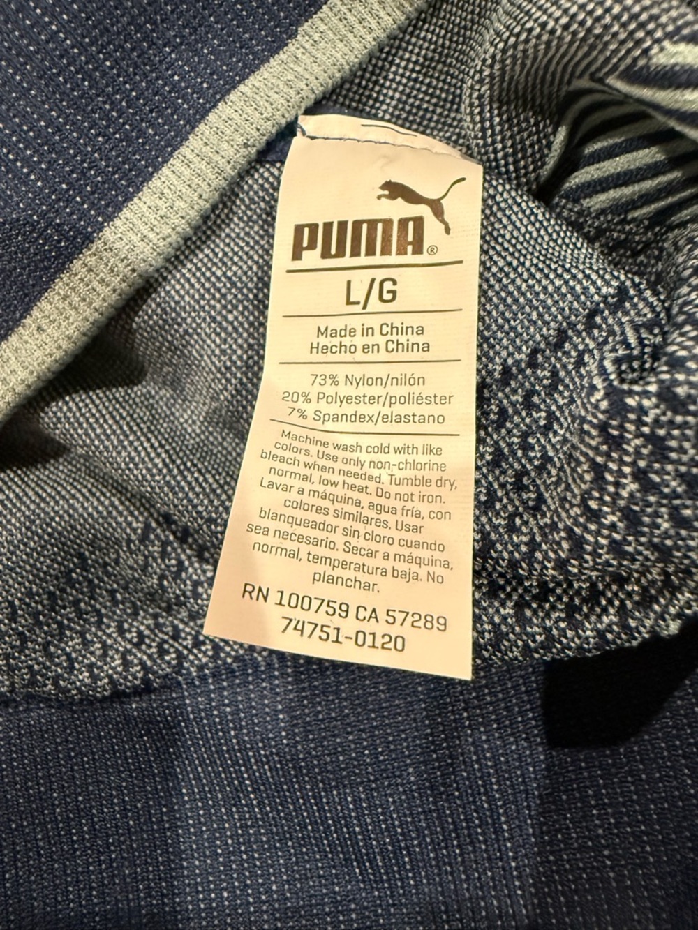 Puma Racerback Athletic Exercise Active Cross Fit Running Sports Bra (2) - Picture 6 of 6